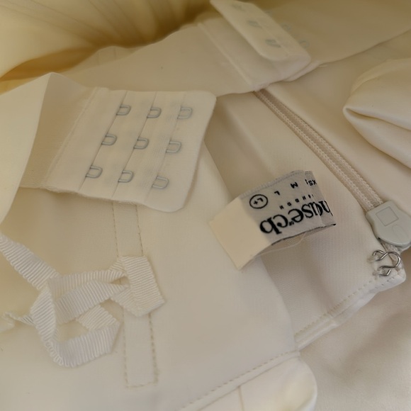 House of CB ‘Delphine’ Ivory Draped Corset Bridal‎ Gown NWOT size XL - Picture 15 of 15